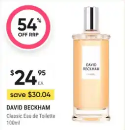 BIG W David beckham classic eau de toilette offer