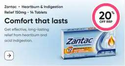 Zantac heartburn & indigestion