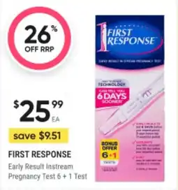 First response early result instream pregnancy