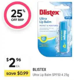 BIG W Blistex ultra lip balm offer