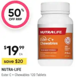 Nutra-life ester c chewables