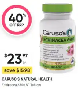 BIG W Caruso's natural health offer