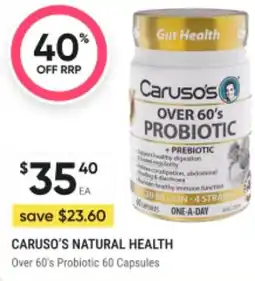 BIG W Caruso's natural health offer