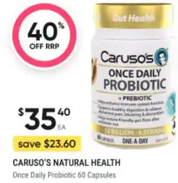 BIG W Caruso's natural health offer