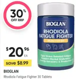 BIG W Bioglan bioglan rhodiola fatigue fighter offer
