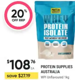 BIG W Whey protein isolate offer