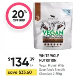 BIG W White wolf nutrition offer