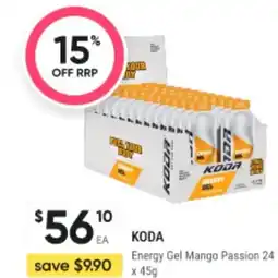 BIG W Koda energy gel mango passion offer