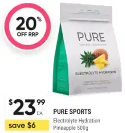 BIG W Pure sports electrolyte hydration pineapple offer