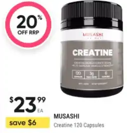 BIG W Musashi creatine offer
