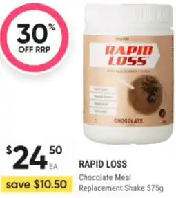 BIG W Rapid loss chocolate meal offer