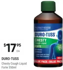 BIG W Chesty cough liquid forte offer