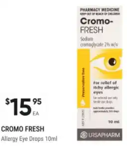 BIG W Cromo fresh allergy eye drops offer