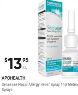 BIG W Apohealth sensease nasal allergy relief spray offer