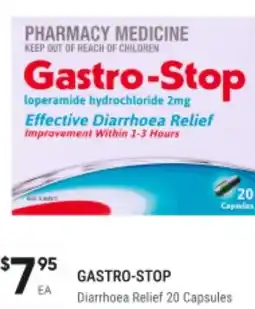 Gastro-stop effective diarrhoea relief