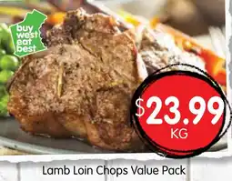 Spudshed Lamb loin chops value pack offer