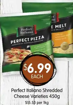 Spudshed Perfect italiano shredded cheese offer