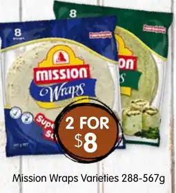 Spudshed Mission wraps offer