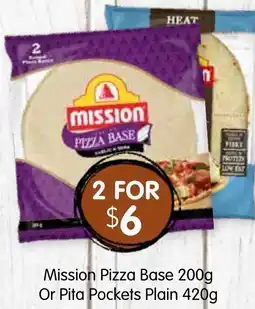 Spudshed Mission pizza base offer