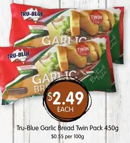 Spudshed Tru-blue garlic bread offer