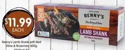 Spudshed Benny's lamb shank with red wine & rosemary offer