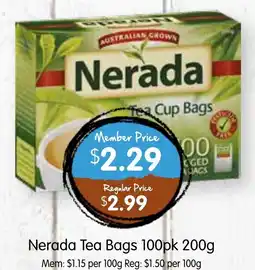 Nerada tea bags