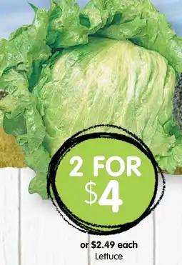 Spudshed Lettuce offer
