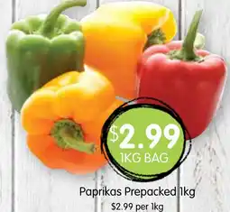 Spudshed Paprikas prepacked offer