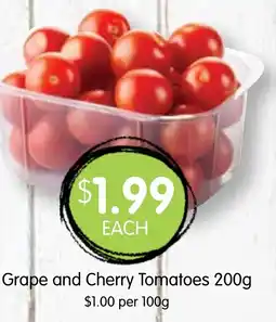 Spudshed Grape and cherry tomatoes offer