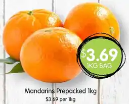 Spudshed Mandarins prepacked offer