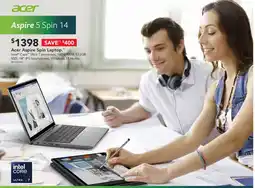 Harvey Norman Acer aspire spin laptop offer