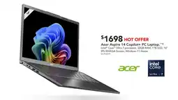 Harvey Norman Acer aspire 14 copilot+ pc laptop offer