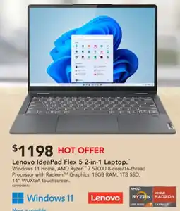 Harvey Norman Lenovo ideapad flex 5 2-in-1 laptop offer