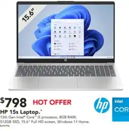 Harvey Norman Hp 15s laptop offer