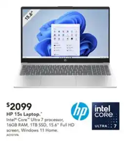 Harvey Norman Hp 15s laptop offer