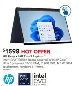 Harvey Norman Hp envy x360 2-in-1 laptop offer