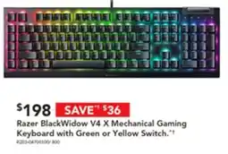 Harvey Norman Razer blackwidow v4 x mechanical gaming offer