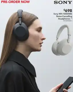 Harvey Norman Sony WH-1000XM6 Noise-Cancelling Headphones offer