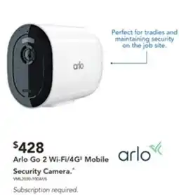 Arlo Go 2 Wi-Fi/4G Mobile