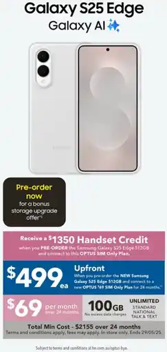 Harvey Norman Galaxy S25 Edge Galaxy Al offer