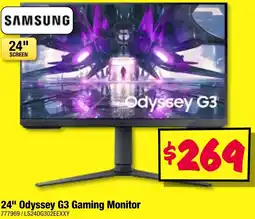 JB Hi-Fi 24" Odyssey G3 Gaming Monitor offer