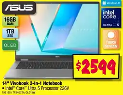 JB Hi-Fi 14" Vivobook 2-In-1 Notebook offer