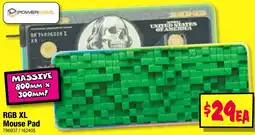 JB Hi-Fi RGB XL Mouse Pad offer