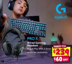 JB Hi-Fi PRO X Wired Gaming Headset offer