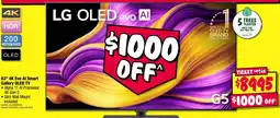 JB Hi-Fi 83" 4K Evo Al Smart Gallery OLED TV offer