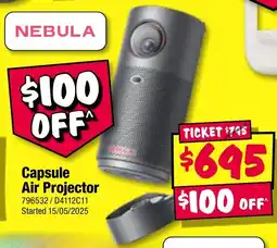 JB Hi-Fi Capsule Air Projector offer