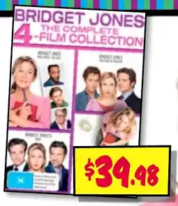 JB Hi-Fi Bridget jones the complete 4-film collection offer