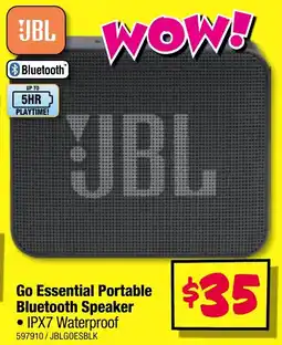 JB Hi-Fi Go Essential Portable Bluetooth Speaker offer