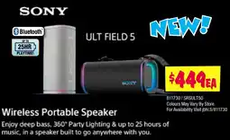 JB Hi-Fi Wireless Portable Speaker offer