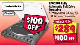JB Hi-Fi Fully Automatic Belt Drive Turntable offer